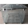Buy cheap Conventional 6.4mm Galvanized Metal Pallet Cage from wholesalers