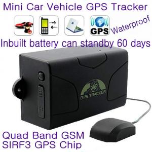  GPS104 Waterproof Car Truck Vehicle GPS SMS GPRS Tracker Cut-off oil & engine remotely 6000mAh Battery for 60day Standby Manufactures