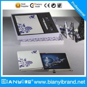  China factory Custom Design loose leaf notebook Gift  Set Manufactures