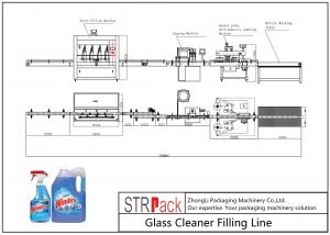  Multifunctional Glass Cleaner Liquid Soap Filling Machine Automatic Liquid Filling Line Manufactures