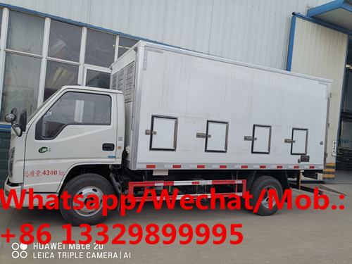 HOT SALE! Best price JMC brand diesel 15000 day old chicks transported vehicle, live baby poultry transported van truck