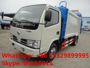  factory sale best price Dongfeng duolika 5m3 garbage compactor truck,hot sale 2017s new 5m3 garbage compacted truck Manufactures