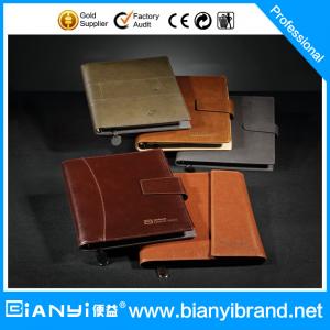  New design leather loose leaf notebook Manufactures