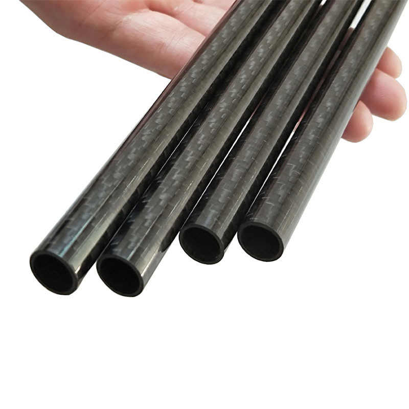 Flexible CFRP Carbon Fiber Tube High Temperature Resistance Low Aesthetic Impact