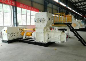  Used Semi Automatic Block Making Machine Vacuum Extruder For Clay Mud Soil Fly Ash Manufactures
