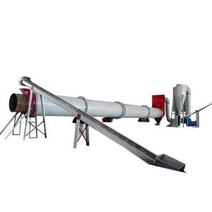  12M Length Industrial Rotary Dryer For Wood Chips Mineral Powder Manufactures