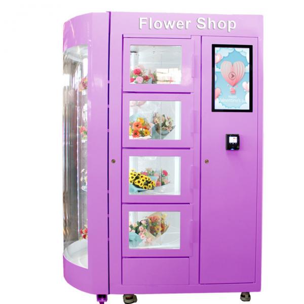 Quality Smart Cooling Automatic Flower Vending Machine 120V With Large Capacity for sale