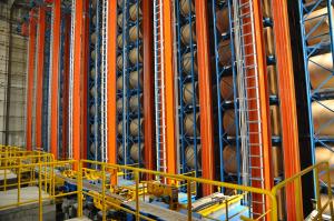  Intelligent Automatic Storage ASRS Systems Custom Size Powder Coated Finish Manufactures