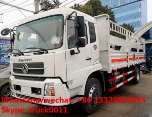  dongfeng tianjin 170hp/190hp gas canisters transporting vehicle for sale, best price stake van truck for gas cylinders Manufactures