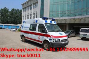  High quality FORD TRANSIT  longer gasoline emergency ambulance for sale, HOT SALE! Cheapest price FORD ICU ambulance car Manufactures