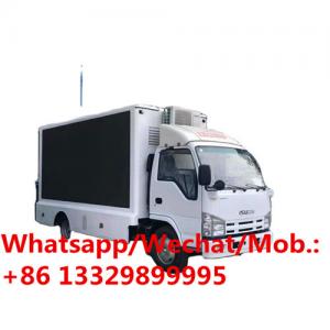  cheaper price ISUZU 4x2 Digital LED Advertising Truck for Sale, HOT SALE! good quality mobile outdoor LED screen truck Manufactures