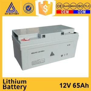  Sealed Lithium Battery For Van 12v 65ah 9000 Cycle Life Deep Cycle Manufactures