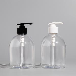  16 oz 500ml empty pump dispenser bottle for hand sanitizer 500ml bottle PET Transparency Manufactures