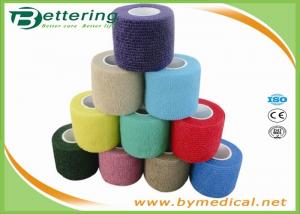  Breathable Elastic Adhesive Bandage Tape Self Adhesive Colorful Waterproof Protection Manufactures
