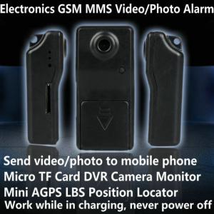  Electronic GSM MMS Alarm Micro TF DVR Camera Locator W/ Send Video Photo to Mobile Phone Manufactures