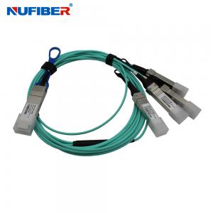  QSFP To 4x10G 40G Sfp+ Aoc Cable 1m 5m With LC Connector Manufactures