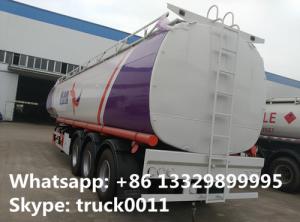  CLW brand triples axles 50,000L oil tank trailer for sale, factory sale BPW/FUWA 3 axles 50cubic meters fuel tank traile Manufactures