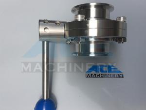  Stainless Steel Manual Welded Three-Piece Butterfly Valve (ACE-DF-10) Manufactures