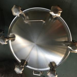  Food Grade Tank Manway Cover Stainless Steel Flange Sight Glass Dn400 Manufactures