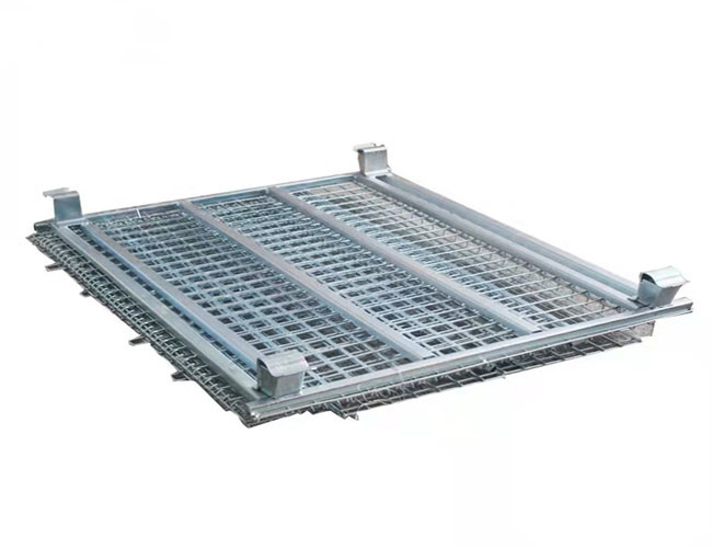 50 * 50 Hot Dip Galvanized Metal Pallet Cage Multifunctional Storage Frame