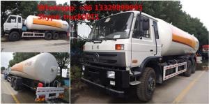  CLW Brand 10tons LPG mobile tanker truck for sale, high quality and best price 25m3 dongfeng brand LPG gas bobtail truck Manufactures