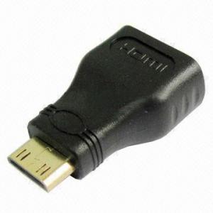  HDMI® 19-pin Female to Mini Male Adapter, Gold-plated, Sized 34.79 x 20.73 x 12mm Manufactures