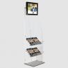 Buy cheap High quality acrylic floor display stands for books from wholesalers