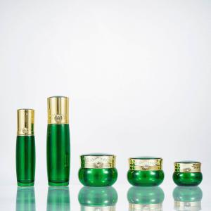  30ml 50ml 15g 50g Skincare Luxury Makeup Packaging Acrylic Luxury Cosmetic Containers Jar Green Manufactures