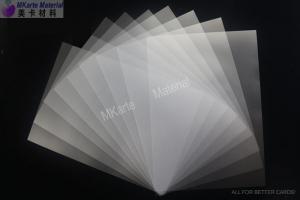  0.06mm Pvc Card Material Coated Overlay Film Digital Print / Offset Print Manufactures