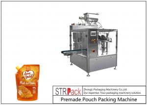  450g Honey Doypack Liquid Pouch Packaging Machines High Frequency Manufactures