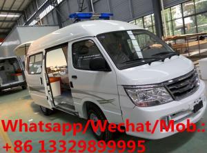  high quality jinbei ambulance car vehicle for sale, cheaper price hospital first aid ambulance vehicle for sale Manufactures