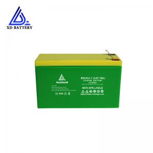  Nominal Capacity Lipo Lifepo4 12v 7ah Lithium Ion Battery With BMS Manufactures