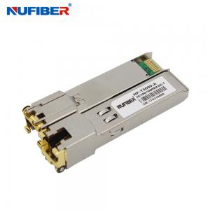  10 100 1000Base-T RJ45 Copper 100M DDM Ethernet SFP Module Manufactures