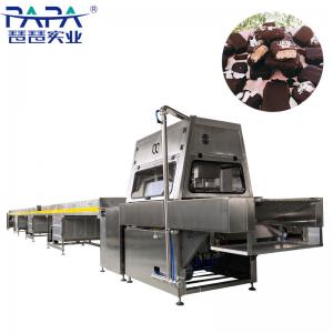  China industrial biscuit chocolate enrobing dipping coating machine enrober for donut Manufactures
