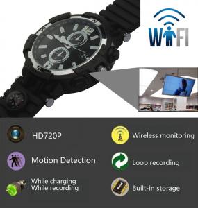  Y33 8GB 720P WIFI IP Spy Watch Camera Home Security Smart Remote CCTV Video Monitor IR Night Vision Nanny Baby Monitor Manufactures