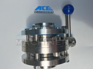  Stainless Steel Food Grade Manual Welded Butterfly Valve (ACE-DF-1A) Manufactures
