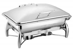  Stainless Steel Chafing Dish Hydraulic Lid 9.0Ltr Food Pan Buffet Cookwares Electric or Sterno Heat Source Manufactures