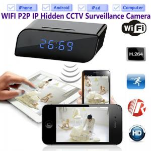  T8S 720P Alarm Clock WIFI P2P IP Spy Hidden Camera Home Security CCTV Surveillance DVR with Android/iOS App Control Manufactures