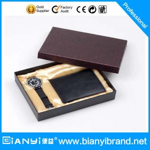  Gift set wrist watch and wallet Manufactures