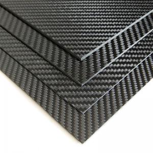  Plain Twill Forged Carbon Fibre Sheet 6mm Glossy Matte Surface Heat Resistant Manufactures