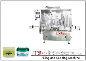  10g-100g Lotion Cream Jar Filling And Capping Machine For Cosmetics Industry Manufactures