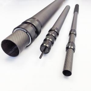  High Precision 100% 3K Carbon Fiber Telescopic Tube Low Thermal Expansion Manufactures