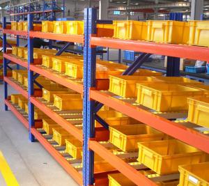  Logistic Warehouse Steel Metal Carton Flow Rack For Storage  500 - 3000 Kgs Per Lever Manufactures