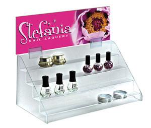  Clear acrylic makeup display counter top Manufactures