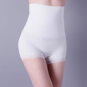  Lady body shaper,   woman briefs,  high waist design,   plain weave,  white  shiaper,   XLS027 ,girl  underwear, Manufactures