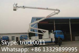  hot sale dongfeng 153 190hp 18m-22m aerial working platform truck, dongfeng RHD 4*2 20m high altitude operation truck Manufactures