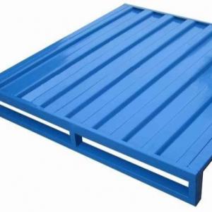  Transportation Stackable Steel Pallets ,   Blue Rustic Metal Stacking Pallets Manufactures