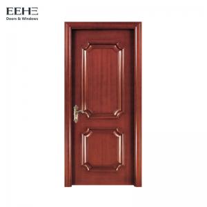  Single Leaf Solid Wood French Doors Interior , Waterproof Solid Core Timber Doors Manufactures