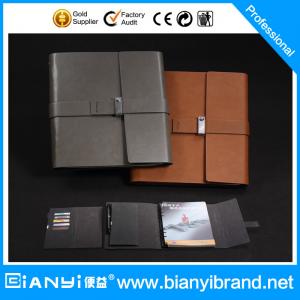  Wholesale leather cover loose leaf notebook Manufactures