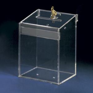  Acrylic ballot box with lock Manufactures